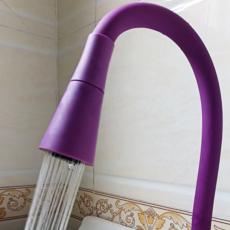 Cross-Border New Model Yuanbao Universal Pipe Faucet, Hot and Cold Water Faucet, Kitchen and Bathroom Washbasin Faucet