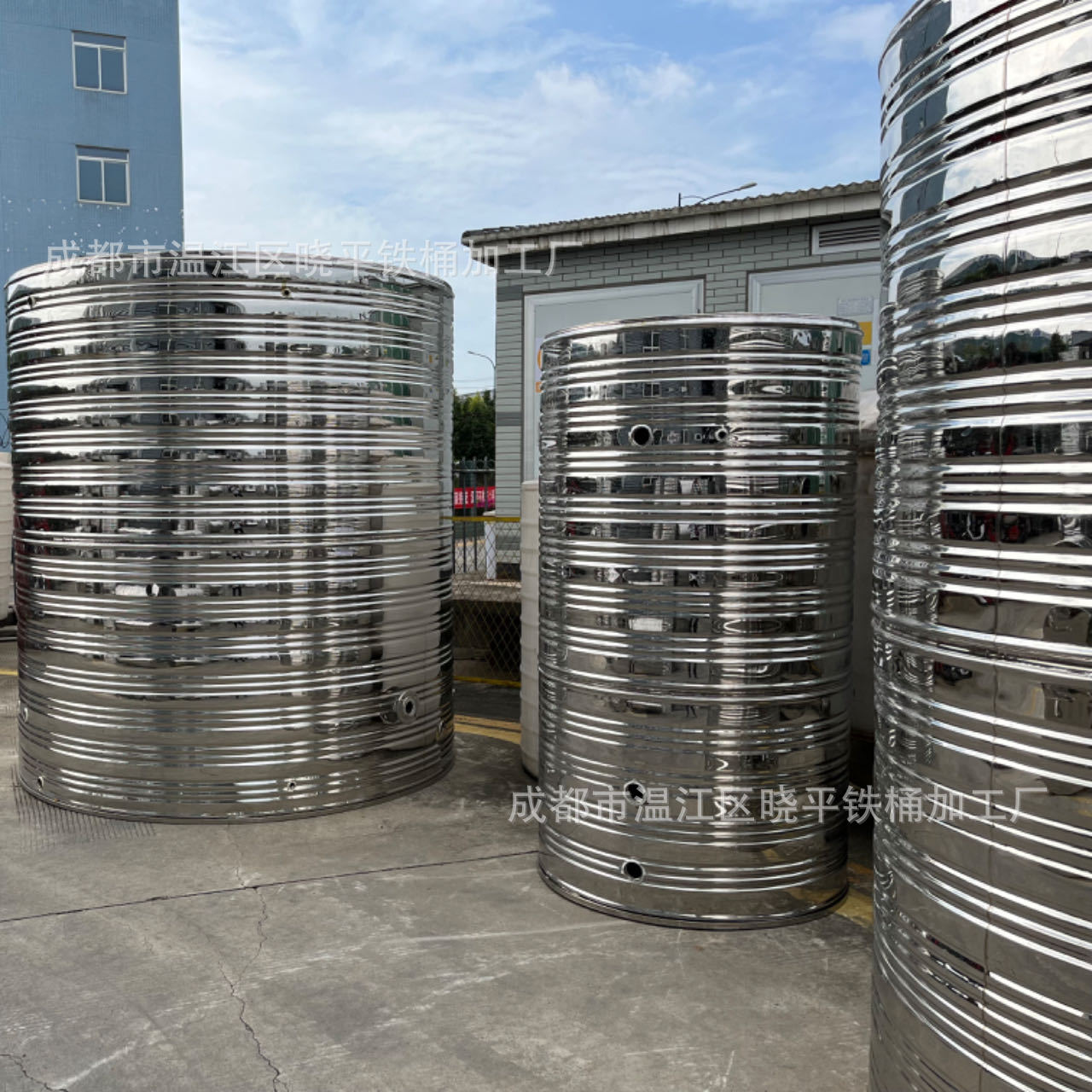 厂家销售圆柱形承压保温水箱双层保温水箱不锈钢圆形水箱