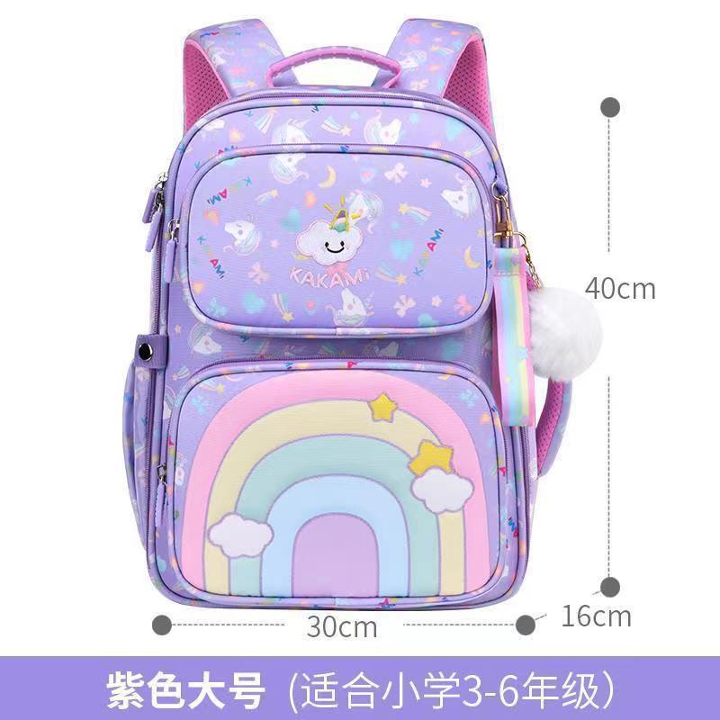 Mayorista comercio exterior transfronterizo lindo mochila de alta capacidad impermeable mochila de hombro para niñas de 6 - 12 años