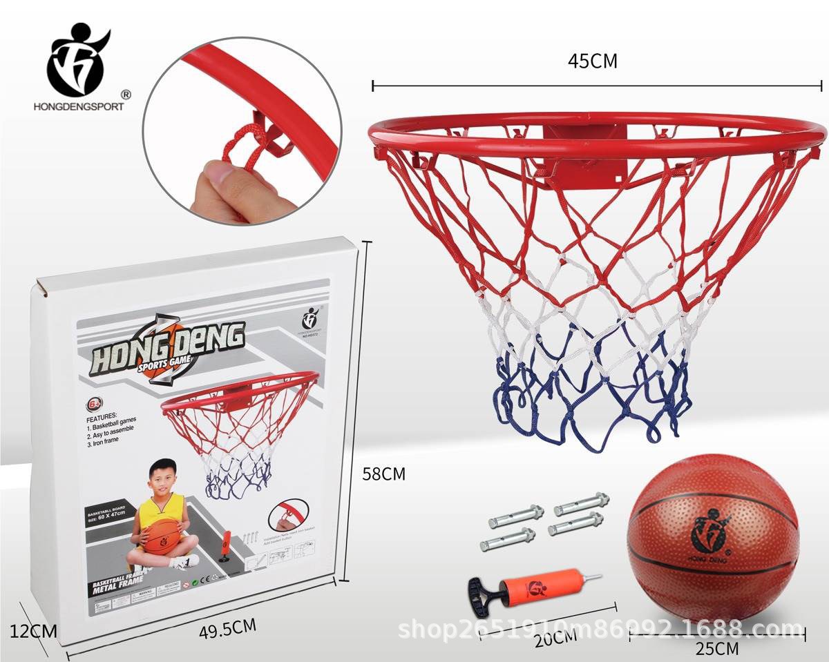 45cm diámetro marco de baloncesto (caja de color)