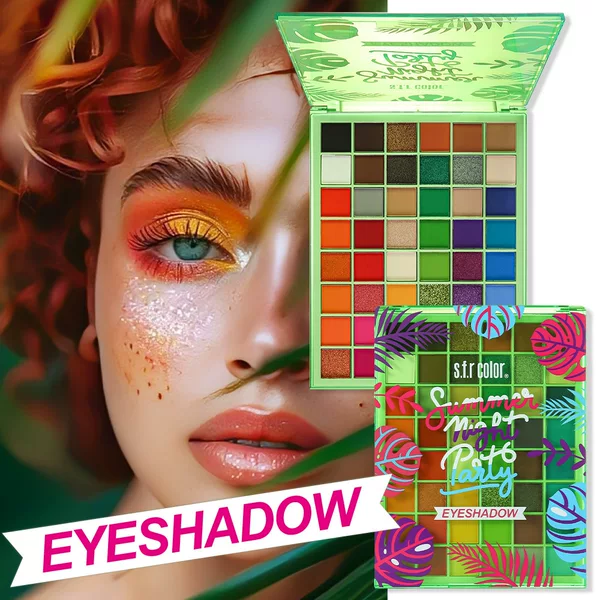 S.F.R Color Cross-Border Exclusive Stage Makeup Matte Pearlescent Dopamine 48-Color Large Eyeshadow Palette Wholesale