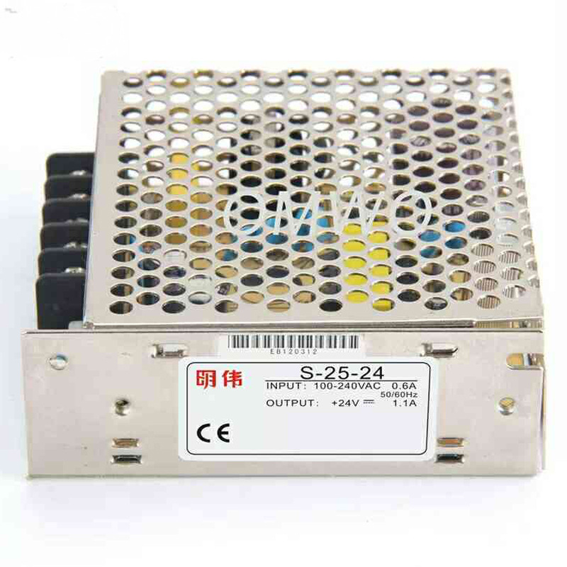 厂价直销明伟开关电源S-25系列输入220VAC输出24V量大优惠有现货