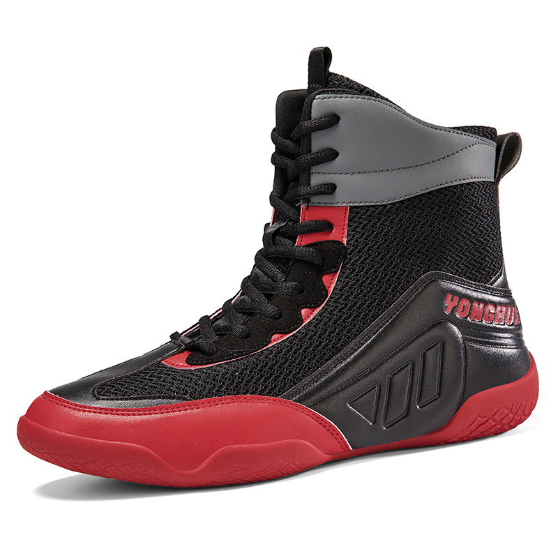 Cross-Border Large Size 45 46 New Comprehensive Training Shoes Boxing Wrestling Shoes Men's Fighting Competition Shoes Professional Sports