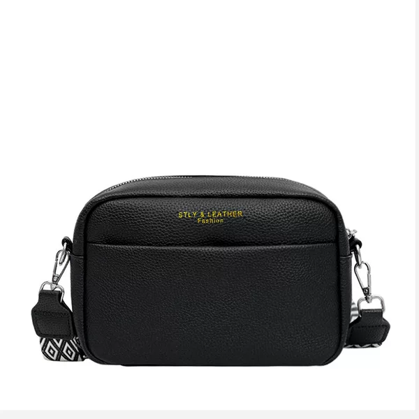 Foreign Trade Cross-border New Women's Bag Women's Wide Shoulder Strap Fashionable Simple Commuting Casual Shoulder Crossbody Bag Small Square Bag