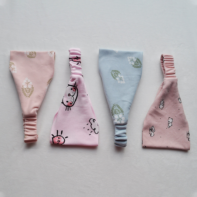 Factory direct supply new postpartum cap breathable cotton printed style for pregnant women and mothers, postpartum headscarf