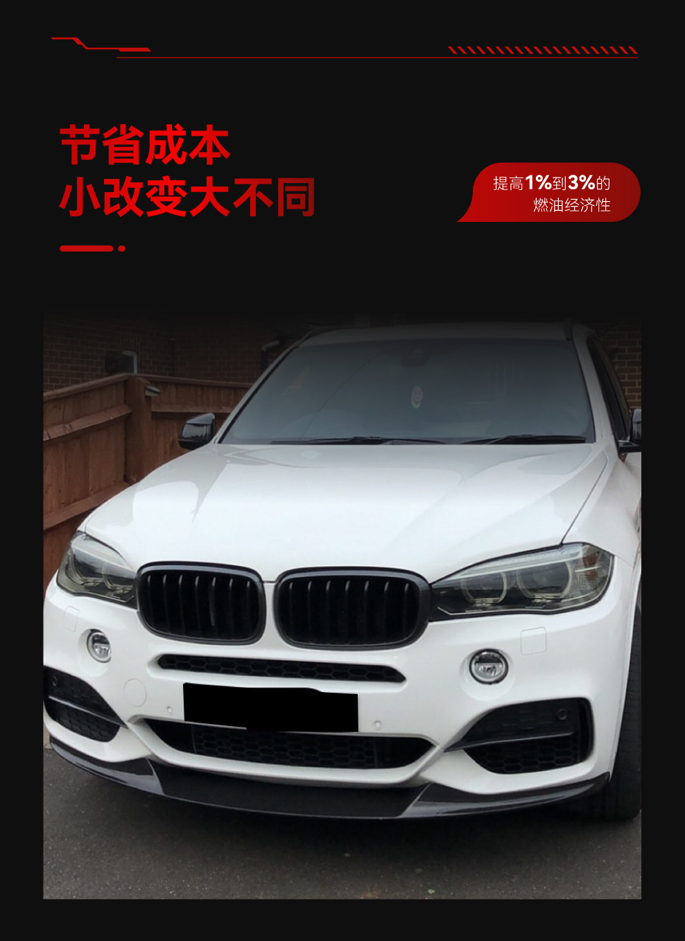 Suitable for 2014-2018 Bmw Bmw X5 F15 m Sport Mp Front Lip Front Shovel Surround Cross-Border Modification Parts