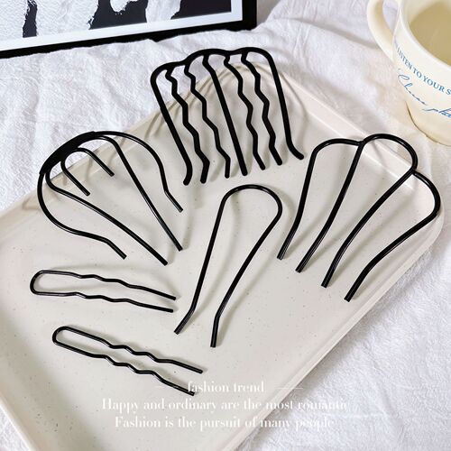 Lazy Person Round Headband Magic U-shaped Metal Clip Hair Pin for Women, Rear Braincase One-Sided Clip Hair Accessories, Wholesale