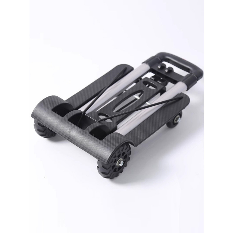 Shopping Trolley Portable Folding Trolley for Home Use Grocery Shopping Four-Wheel Cart for Carrying Goods and Moving