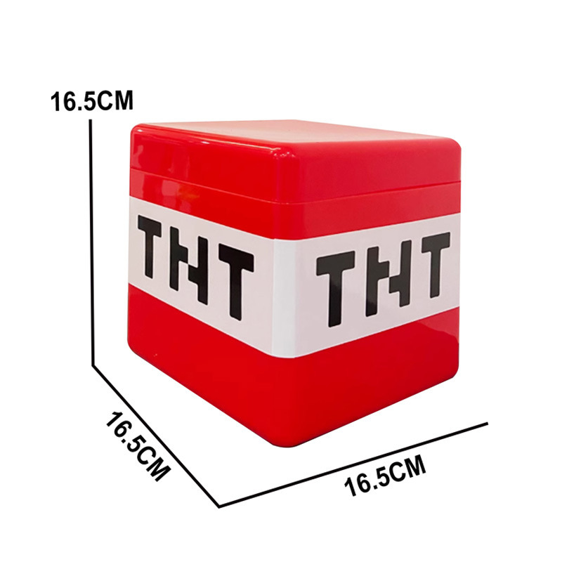 我的磁力世界周边玩具TNT收纳盒磁力方块收纳盒桌面玩具积木储存|undefined