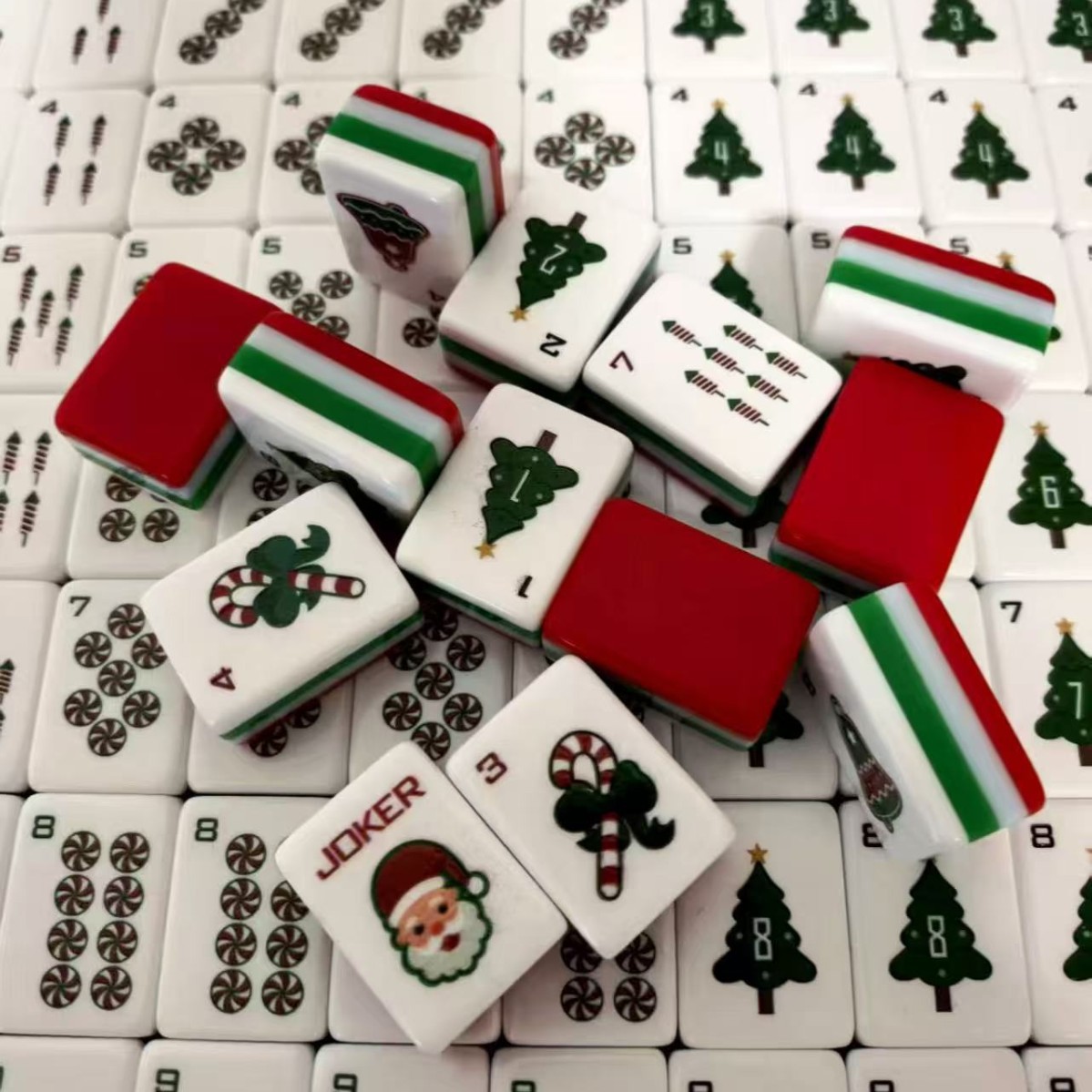 Four-layer American Mahjong Set, American English Number Mahjong, Personalized Creative Hand-Crafted Acrylic Mahjong Manufacturer