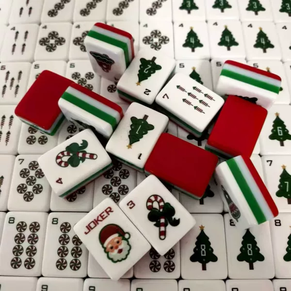 Four-layer American Mahjong Set, American English Number Mahjong, Personalized Creative Hand-Crafted Acrylic Mahjong Manufacturer