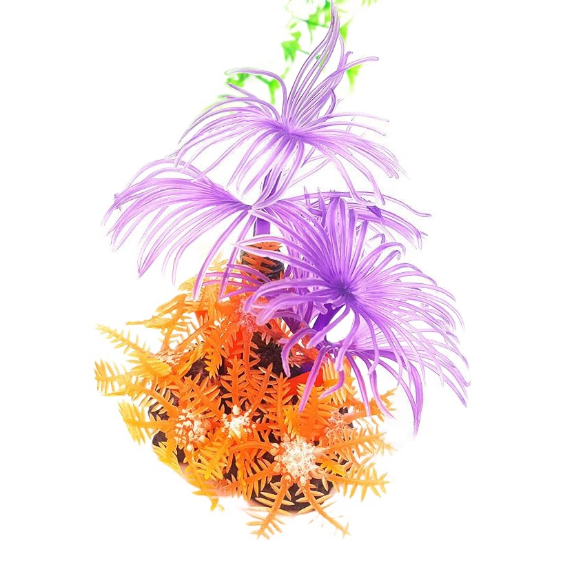 Fish Tank paisaje decoración de coral suave plástico simulación silicona mar urinario acuario Vida Marina mi 403