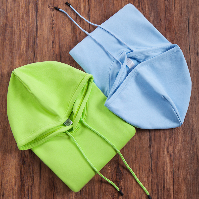 Hombres pesado engrosada suéter con capucha nuevo color sólido algodón suelto ameikaji HOODIE abrigo otoño capucha