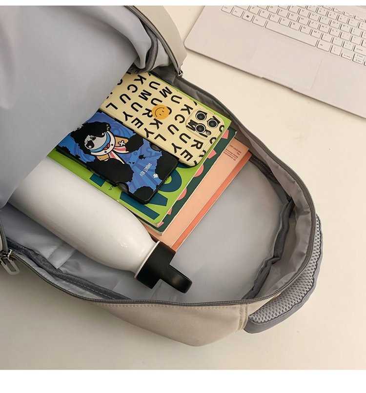 大容量书包潮男简约初中生高中学生校园电脑背包大学生情侣双肩包