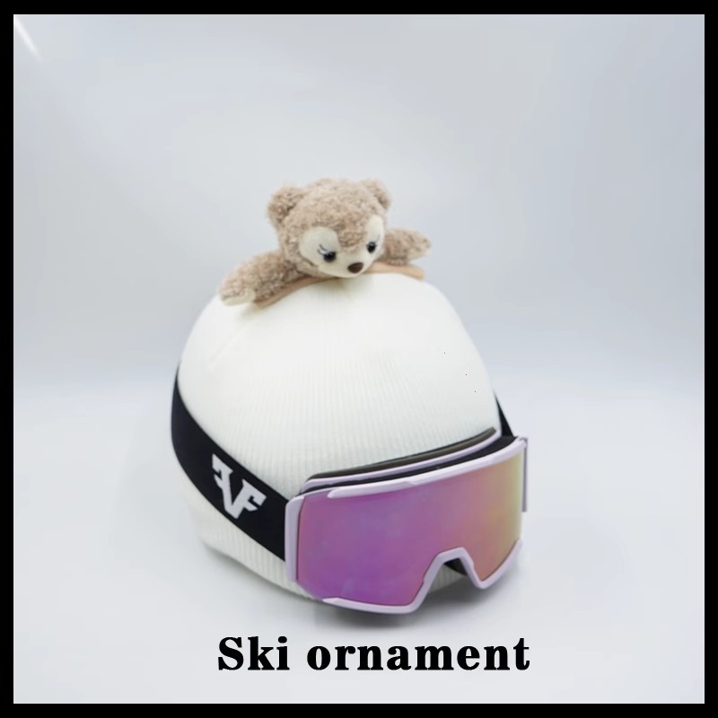 Helmet Cover Plush Cute Personality Snowboard Double Board Hat Cover