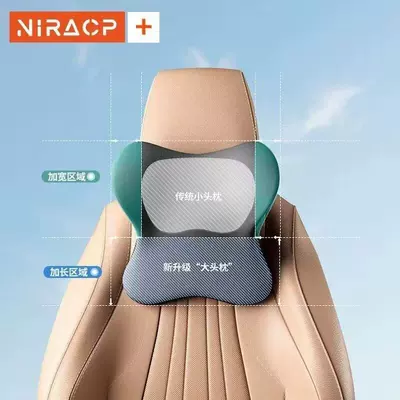 Backrest Cushion, Driver's Lumbar Support Pad, Headrest