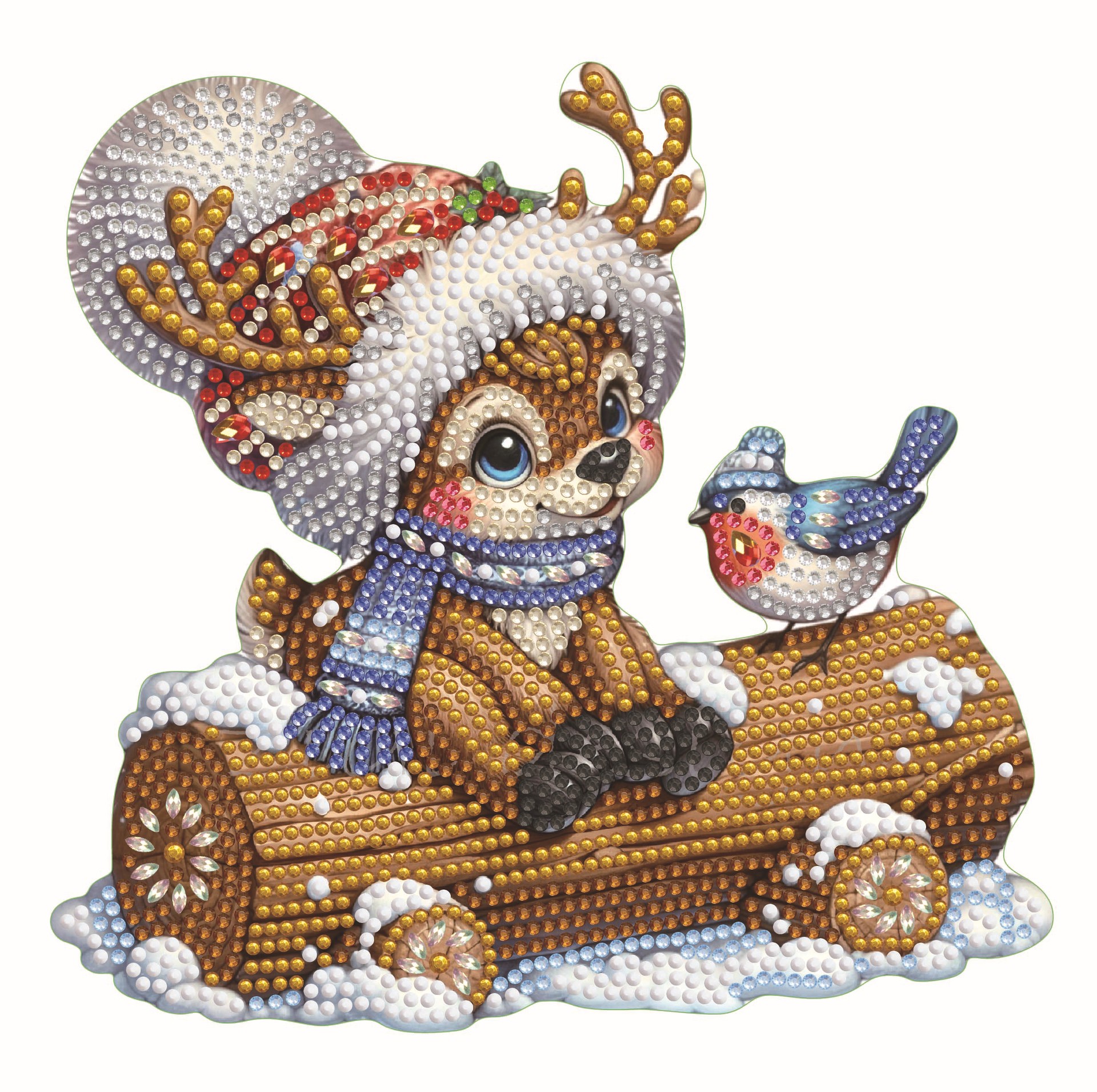 Pintura de diamantes 5D transfronteriza hecha a mano DIY, adorno de juguete de cartón tridimensional, dinosaurio de dibujos animados, pintura de diamantes para niños.