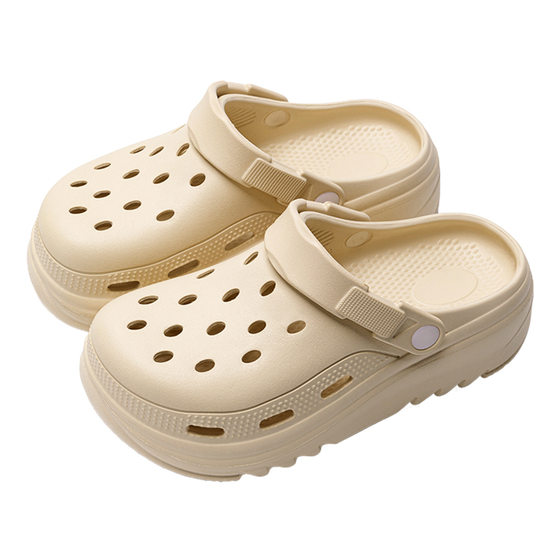 Thick Sole Cave Shoes Women's Summer Outdoor Wear Eva Non-slip Women's Beach Shoes Shoes Slippers Women's Summer Outdoor