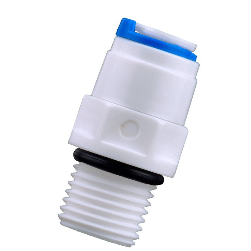 Compra al por mayor 4044 purificador de agua con junta tórica de dos puntos conector de enchufe rápido de 2 puntos de vuelta del diente externo de 2 puntos