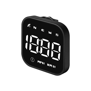 Cross-border car HUD head-up display, universal for cars, GPS speed and mileage display, high-definition compass, over-speed alarm