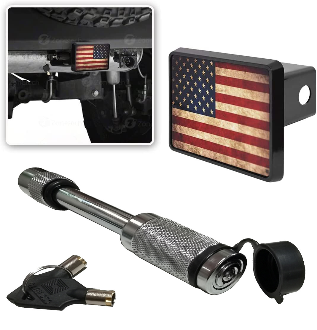 Plastic Car Hitch Cover2-inch Trailer Buckle Cover Square Mouth Protective Cover Dust-proof Plug Plug