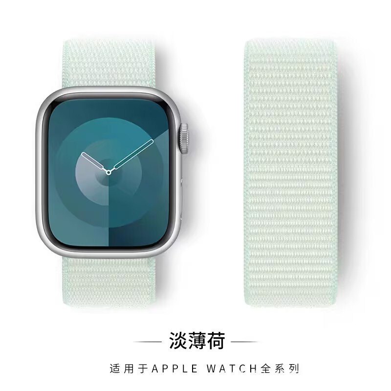 For Apple Watch Strap Nylon Loop Velcro Watch Strap Apple watch987SE Wrist New S10 Watch Strap
