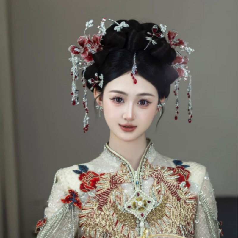 ヘラの高級品の新婦のヘアピンの爆発金は年齢を減らします。|undefined