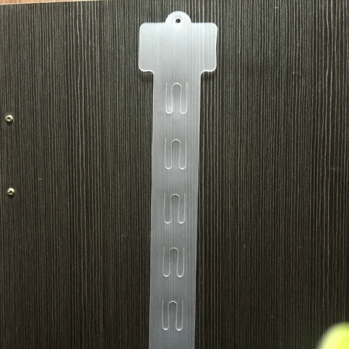 ПП тиснение 61 см висит полосы 12 висит Двусторонняя висит полосы супермаркета пластиковые вмятины