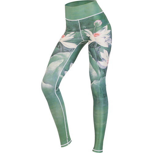 Lycra High Waist Peach Leggings Printed Yoga Pants Women's Dance Outdoor Sports Fitness Pants Cross Domestic Sales Wholesale