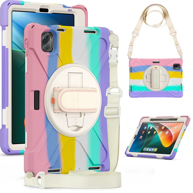 Подходит для Xiaomi PAD5 Pirate King Color silicon плatinформ набор Mi PAD5 Pro вращающийся Smedoic корпус