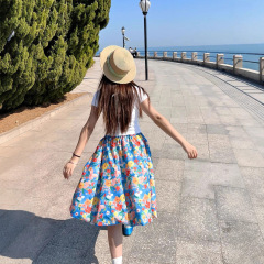 碎花半身裙新款女夏甜妹穿搭夏日绝美多巴胺小裙子海边氛围感裙子
