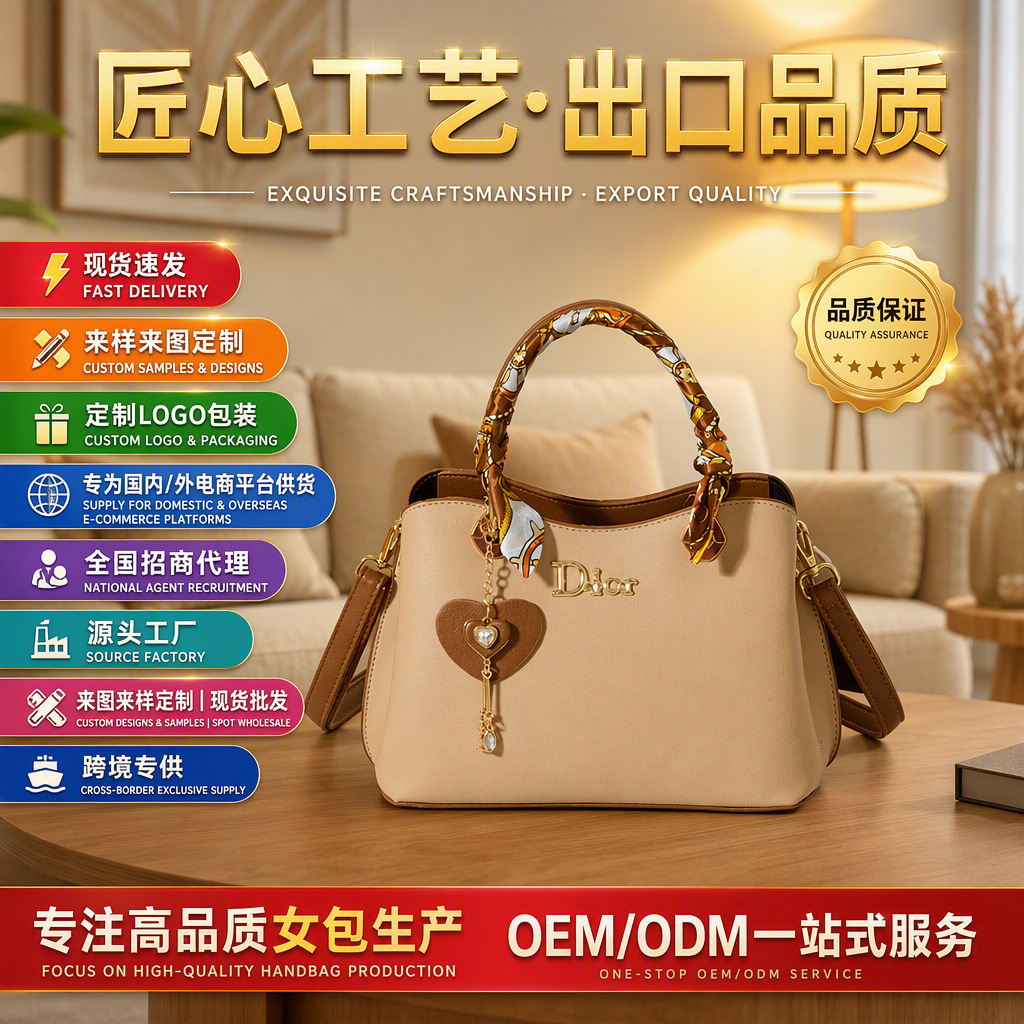 Mother's Day gift for mom: 2025 new model women's handbag, large capacity shoulder bag with a high-end feel, crossbody bag