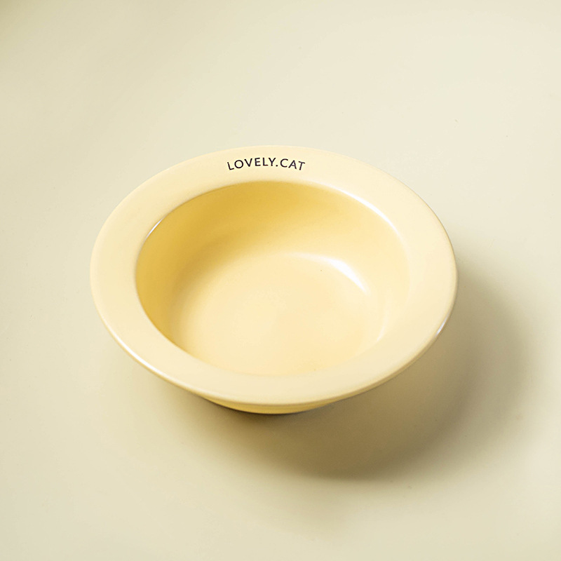 韓国bd同モデルのufoペット碗猫の食糧碗の水飲み碗の陶磁器の猫碗の黒いあごの犬の碗のペット用品を防ぎます。|undefined