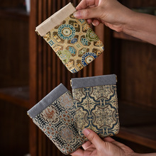弹片口金袋零钱包耳机袋饰品收纳布袋中式首饰袋织锦和风礼品包