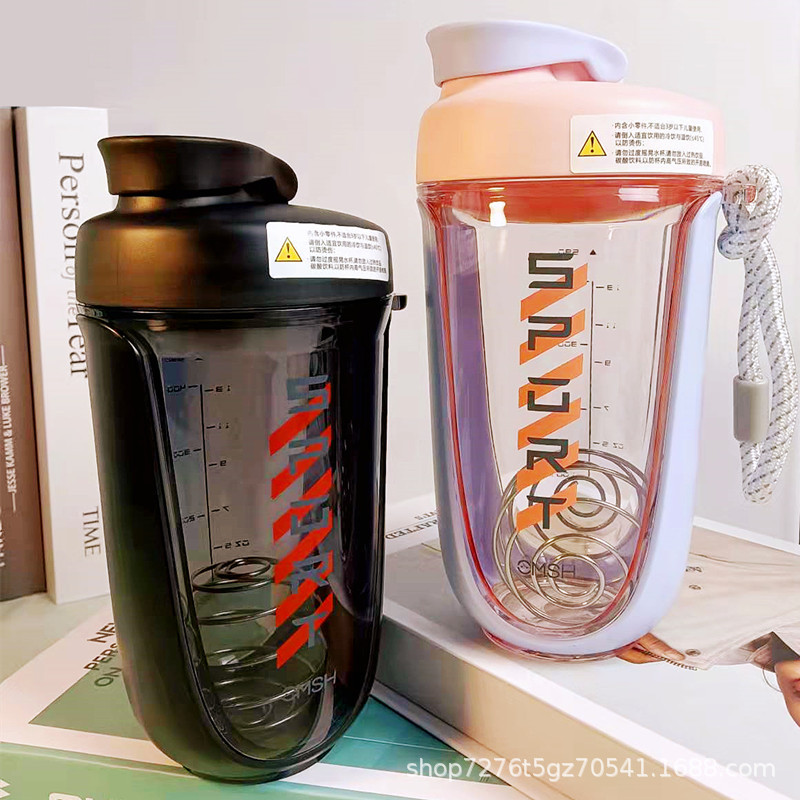 Strawberry Life Shaker Cup for Men and Women Fitness Sports Water Bottle Protein Powder Smoothie Plastic Cup High Quality 1763