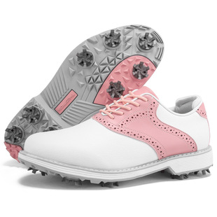 New Spiked Professional Sole Golf Shoes Leather Shoes Outdoor Training Shoes Wear-Resistant Non-Slip Sports Shoes