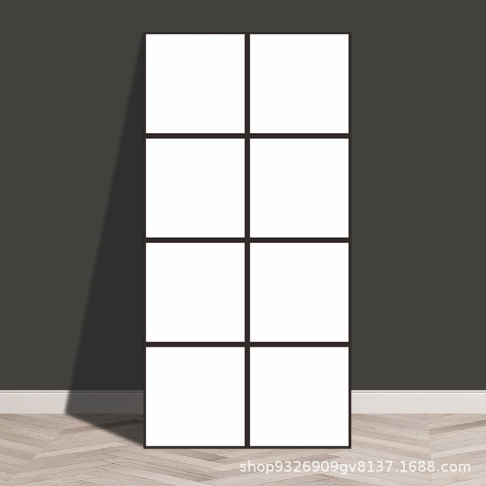 Autoadhesivo adhesivo de pared transfronterizo papel de pared de aluminio plástico imitación de azulejos adhesivo a prueba de agua a prueba de humedad papel de pared decorativo de fondo de baño