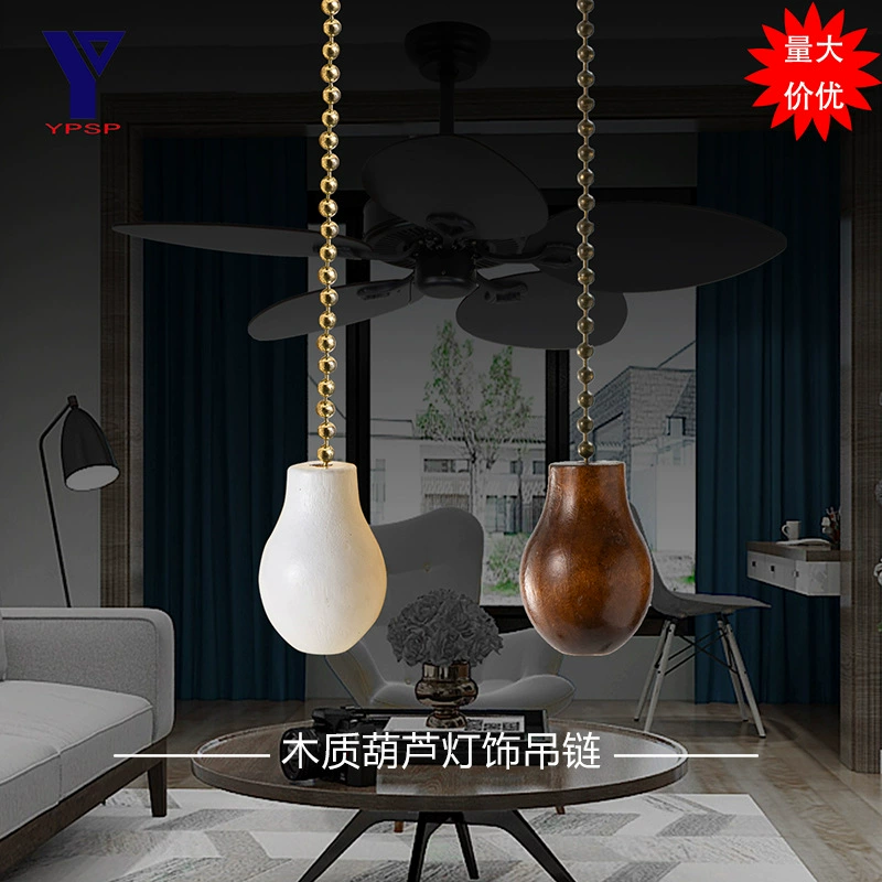 Вентилятор подвеска деревянное искусство ретро подвеска 12-дюймовая лампа подвеска световая цепь источник фабрики для внешней торговли