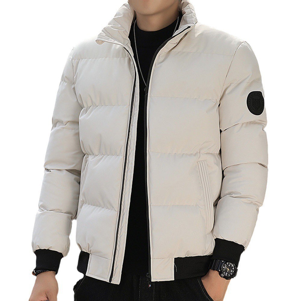 Winter herren stehkragen verdickt warme Koreanische lässige baumwolle jacke, neue stil_voghion.com