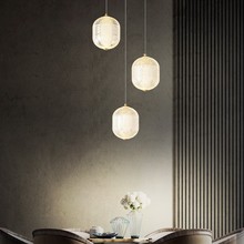 新中式小吊灯单头全铜中国风简约卧室床头灯现代中式过道灯走廊灯