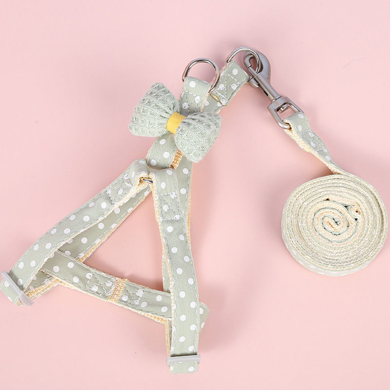 Walking Vest Type Anti-Escape Leash Cat Chain Teddy Small Dog Collar Pet Supplies_voghion.com