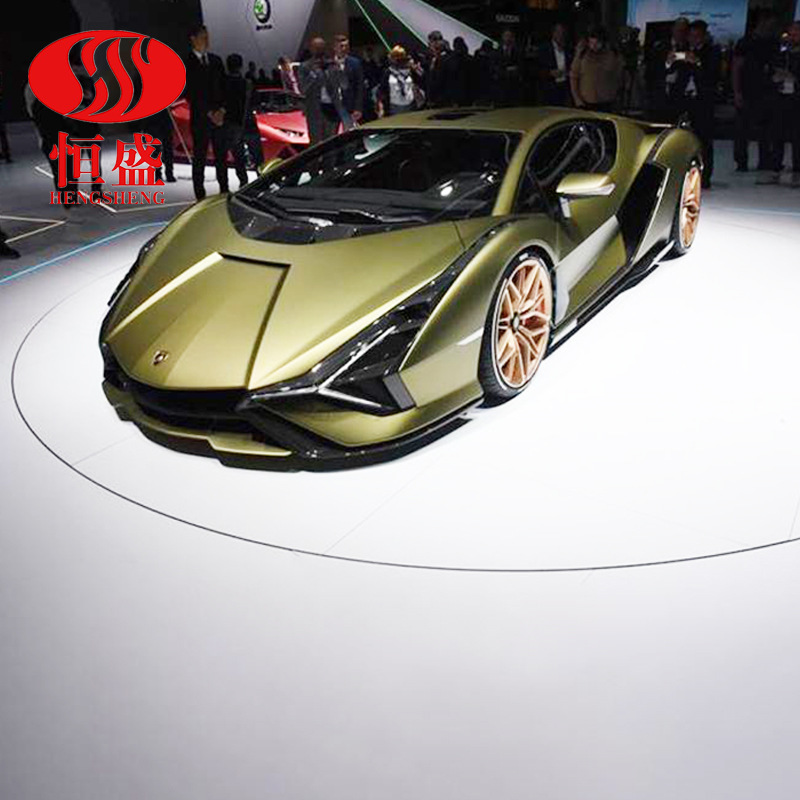 汽车转台展厅汽车旋转展台电动摄影旋转台圆形转盘北京车展旋转台