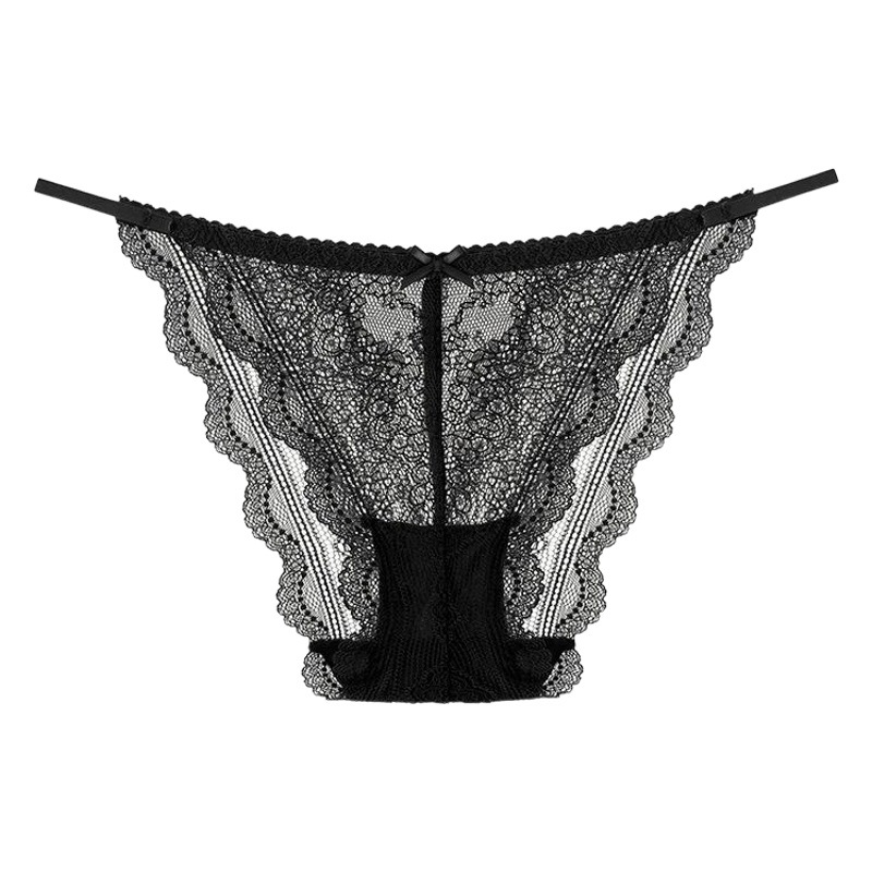 Sexy sexy ropa interior de las mujeres tentación ajustable caliente cintura baja Tanga llena encaje media vaina