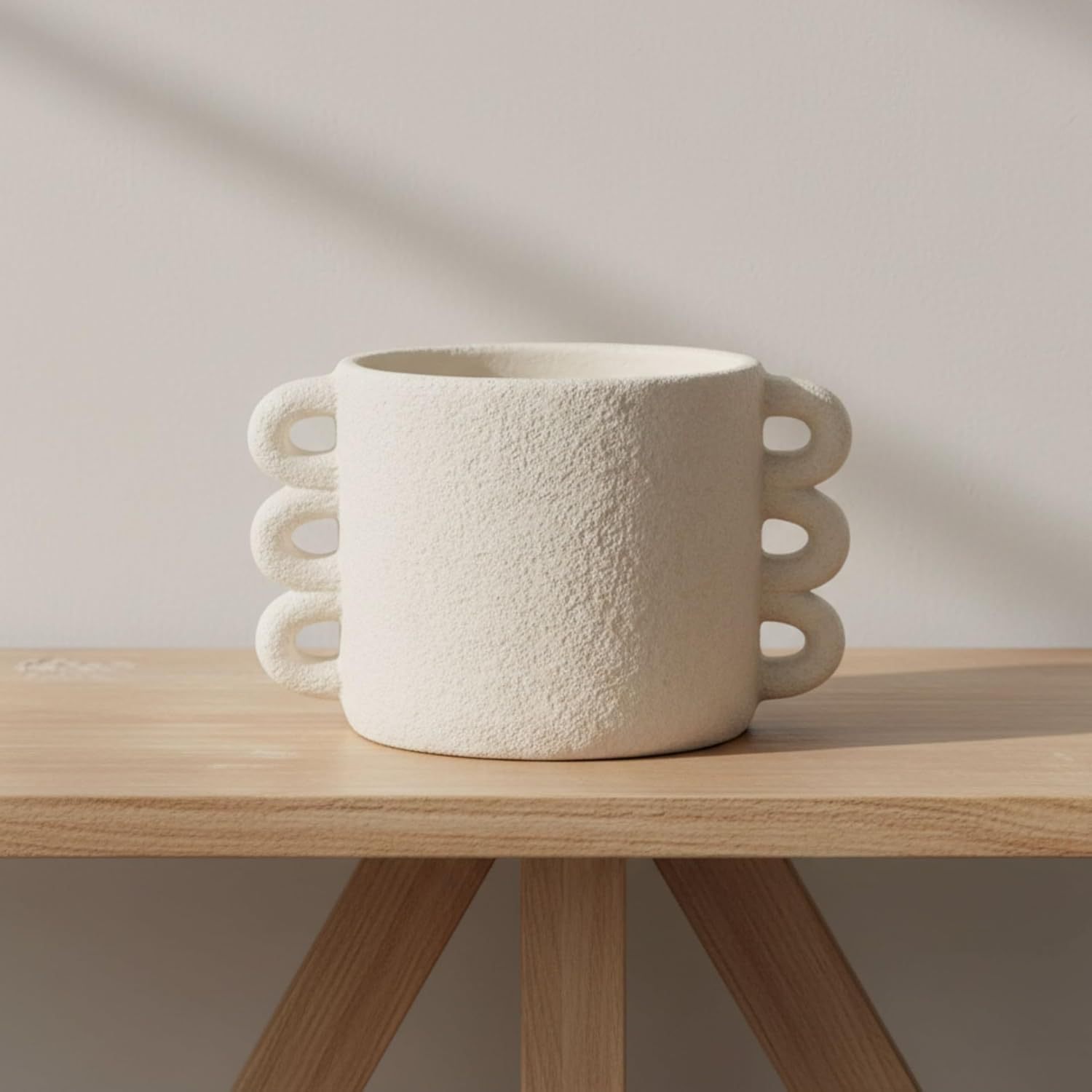 水泥花瓶复古侘寂风干花鲜花插花花器样板房ins家居饰品摆件装饰