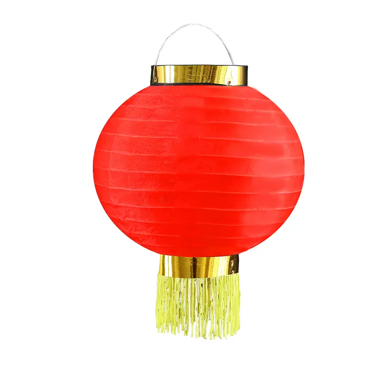 大红连串拉丝灯笼长圆冬瓜户外防水广告舞蹈折叠新年节日装饰灯笼