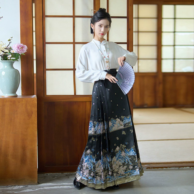 Hanfu, retro shirt, Chinese style