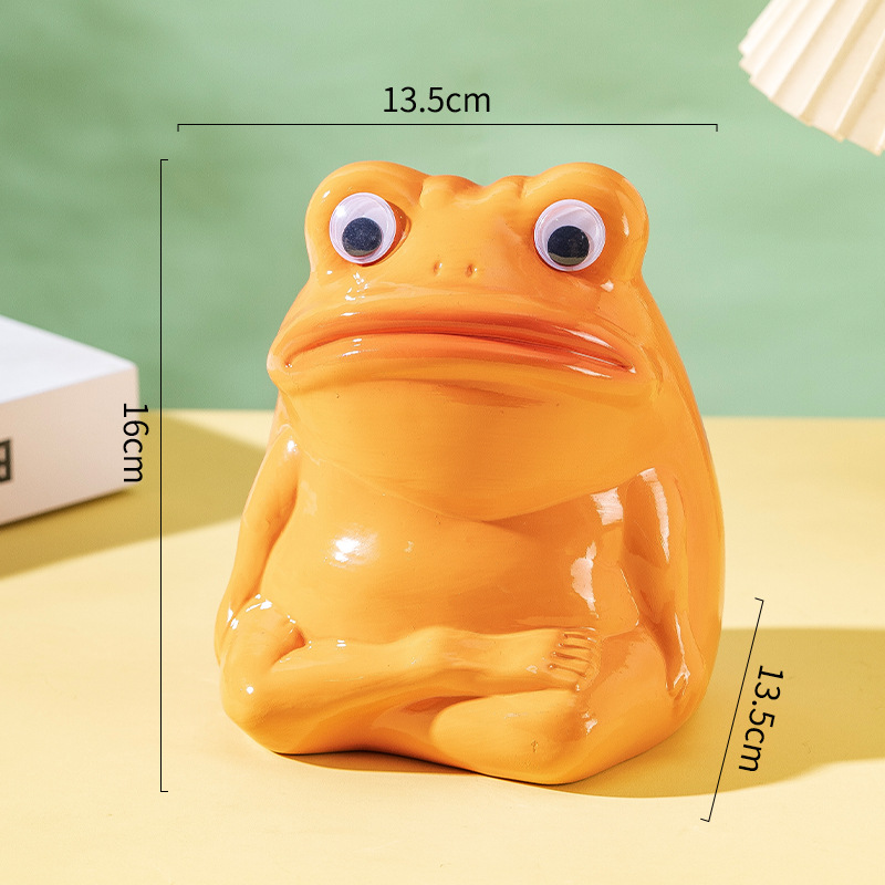 밝은 오렌지색 개구리