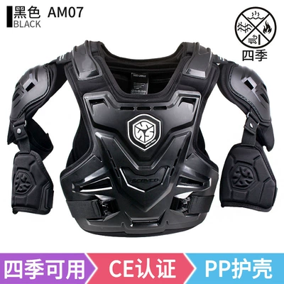 SCOYCO Race Feather Cross-Country Motorcycle Armor Clothing Men's Protective Anti-Fall Knight Equipment Armor Vest Four Seasons Equipment (Motorcycle Safety Supplies) - black-m