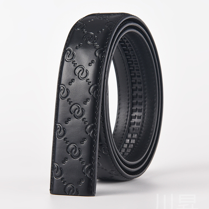 블랙 [자동 벨트 맞춤] 3.5 와이드 C 패턴 벨트