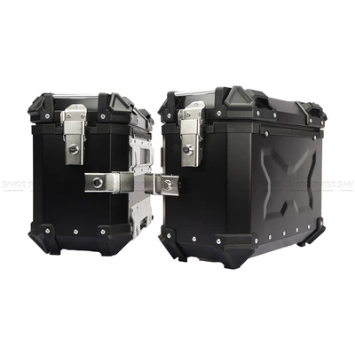 Motorcycle trunk, New universal 18L28L/35L motorcycle - 28l-side-box-embossed-black